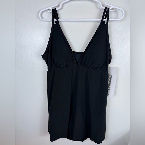 Trimshaper Swimsuit Womens‎ Tracey Black Size 14 NWT Beach Summer - Picture 1 of 6